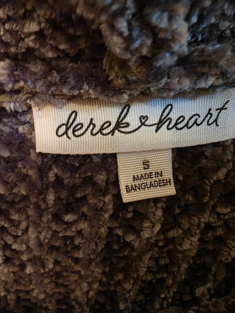Derek Heart Sherpa Jacket Size S
